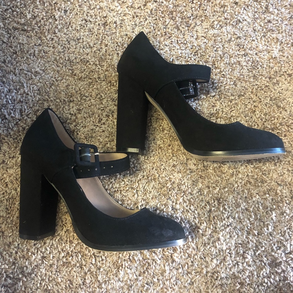 Black high heels